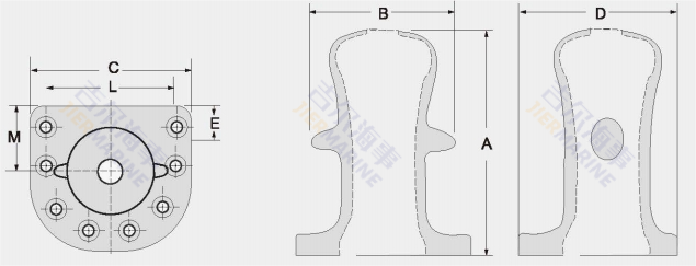 Design de modelo Bitt Bitt Bitt Bollard